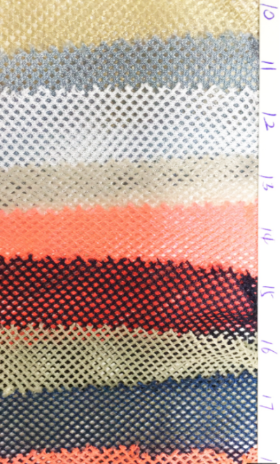 DG-XHFZ  滌綸長絲  有光四角網  菱形網眼布  工服內裡    100%滌綸  克重65（g/㎡）  紗支50D  幅寬1.65  硬網 挺身 粗網 正面照